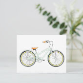 Carte Postale vélo rétro (Debout devant)