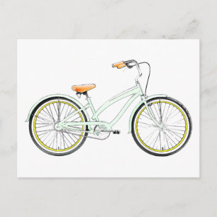 Carte Postale vélo rétro