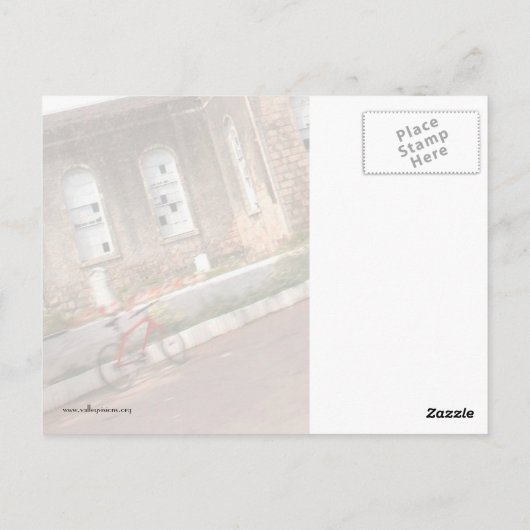 Carte Postale Vélo Rouge En Jamaïque (Dos)