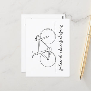Carte Postale Vélo sans faîte Anti-E-Bike