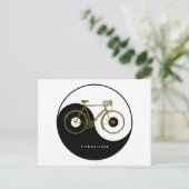 Carte Postale vélo - vélo + vélo (Debout devant)