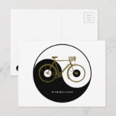 Carte Postale vélo - vélo + vélo (Devant / Derrière)