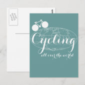 Carte Postale vélo vélo vélo pédale (Devant / Derrière)