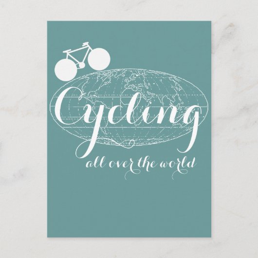 Carte Postale vélo vélo vélo pédale (Devant)