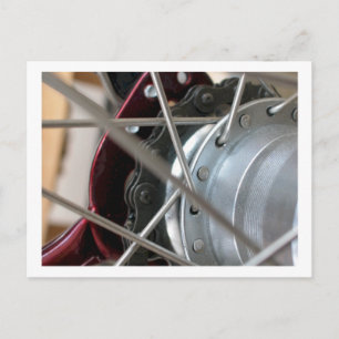 Carte Postale Vélo vélo vélo vélo vélo arrière rayon roue arrièr