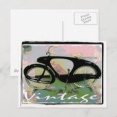 Carte Postale Vélo vintage (Devant / Derrière)