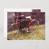 Carte Postale Vélo vintage (Devant / Derrière)