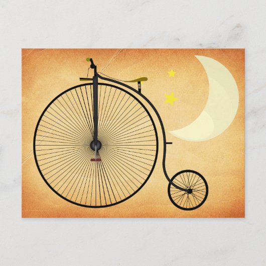 Carte Postale Vélo vintage (Devant)
