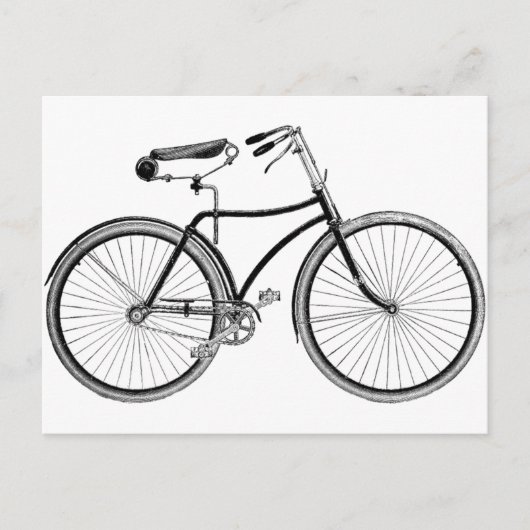 Carte Postale Vélo vintage (Devant)
