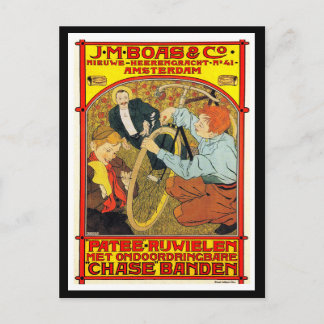 Carte postale : Vélo Vintage publicité art