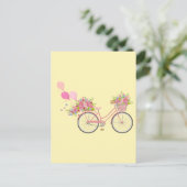 Carte Postale Vélo Whimsical Rose (Debout devant)