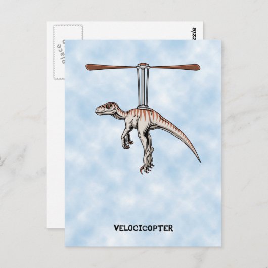 Carte Postale Velocicopter (Devant / Derrière)