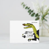 Carte Postale Velociraper (Debout devant)