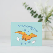 Carte Postale Velociraptor mou (Debout devant)