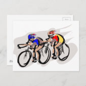 Carte Postale Vélos (Devant / Derrière)