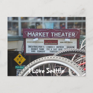 Carte Postale Vélos au Théâtre