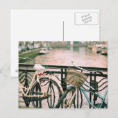 Carte Postale Vélos D'Amsterdam (Devant / Derrière)