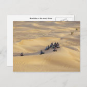 Carte Postale Vélos de quad du désert, Dubaï (Devant / Derrière)