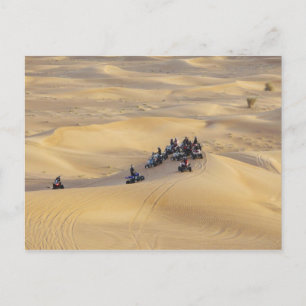 Carte Postale Vélos de quad du désert, Dubaï