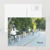 Carte Postale Vélos de voyage (Devant / Derrière)