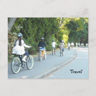 Carte Postale Vélos de voyage