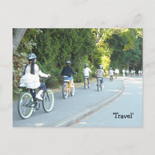 Carte Postale Vélos de voyage (Devant)