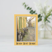 Carte Postale Vélos en Belgique (Debout devant)