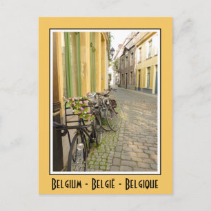 Carte Postale Vélos en Belgique