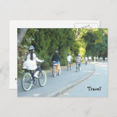 Carte Postale Vélos itinérants (Devant / Derrière)