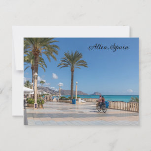 Carte Postale Vélos sur la promenade