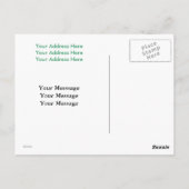 Carte Postale Vélos - Vert (Dos)