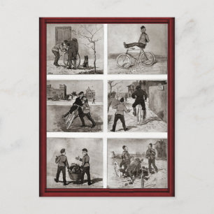 Carte Postale Vélos vintages