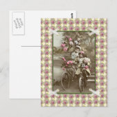 Carte Postale Vélos vintages (Devant / Derrière)