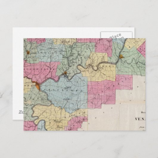 Carte Postale Venango Co, Pa (Devant / Derrière)