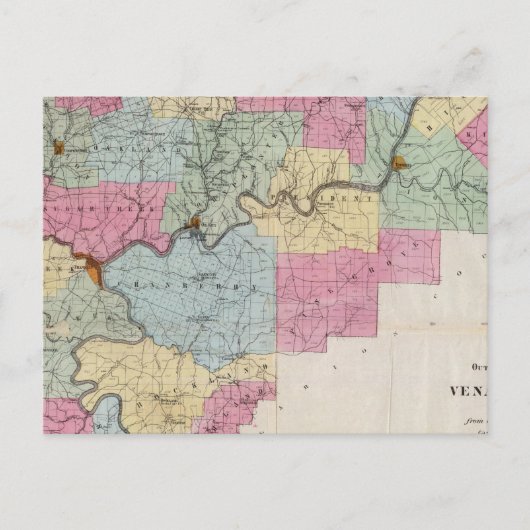 Carte Postale Venango Co, Pa (Devant)