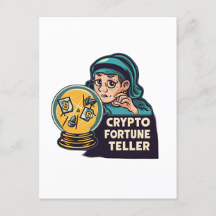 Carte Postale Vendeur Crypto Fortune