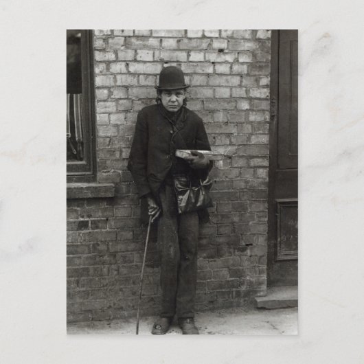 Carte Postale Vendeur de correspondance. c.1900 (Devant)