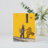 Carte Postale Vendeur De Marché À Hoi An Viêt Nam Illustration (Debout devant)