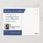 Carte Postale Vendeur Immobilier Moderne Mailler Marketing Immob (Dos)