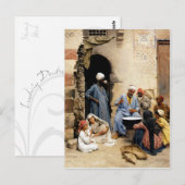 Carte Postale Vendeur sahleb au Caire (Devant / Derrière)