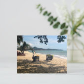 Carte Postale Vendeurs de plage ... Plage de Lamai, île de Koh S (Debout devant)