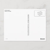Carte Postale Vendeuse à un marché (Dos)