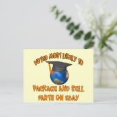 Carte Postale Vendre des fruits (Debout devant)