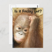 Carte Postale Vendredi (Devant / Derrière)