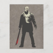Carte Postale Vendredi 13 | Personnage de Jason Voorhees (Devant)