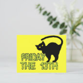 Carte Postale Vendredi Le 13 - Mauvaise Superstition du Jour de (Debout devant)