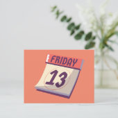 Carte Postale Vendredi le 13 // Novelité Éffrayante (Debout devant)