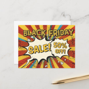 Carte Postale Vendredi noir