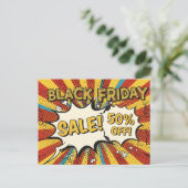 Carte Postale Vendredi noir (Debout devant)