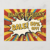 Carte Postale Vendredi noir (Devant)